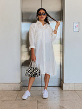 Load image into Gallery viewer, Back to basics shirt dress
